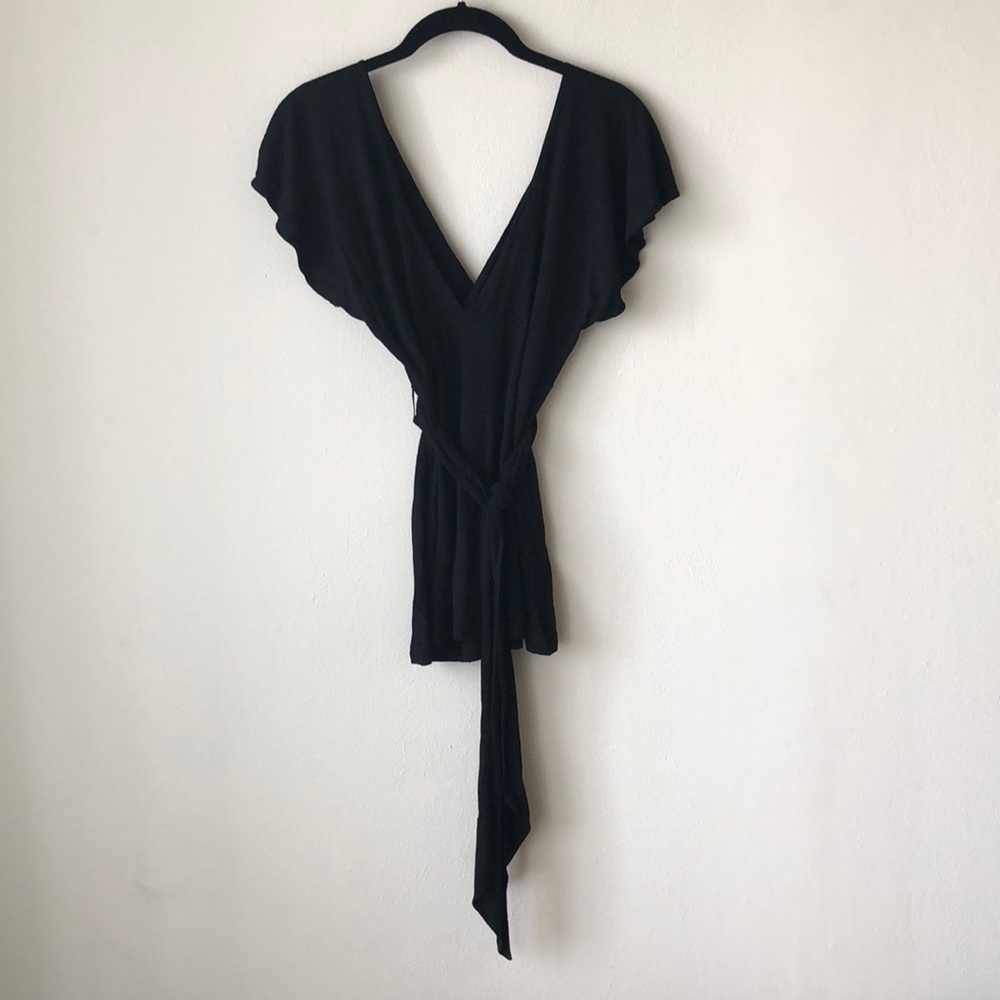 Rebecca Beeson bamboo wrap top